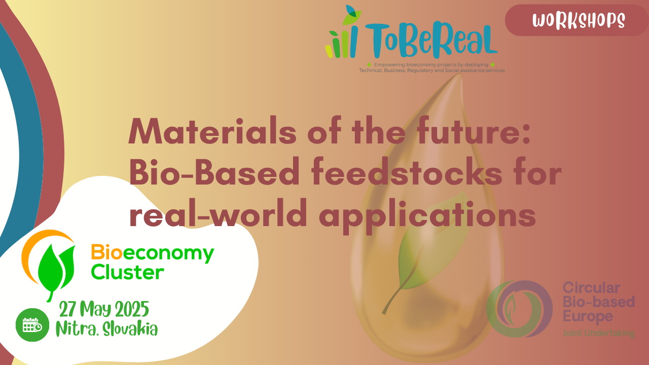 ToBeReaL “Feedstock” Workshops